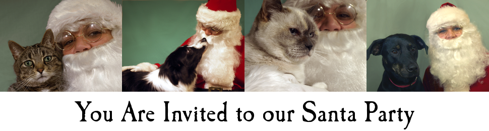 Santa Party Pet Photos
